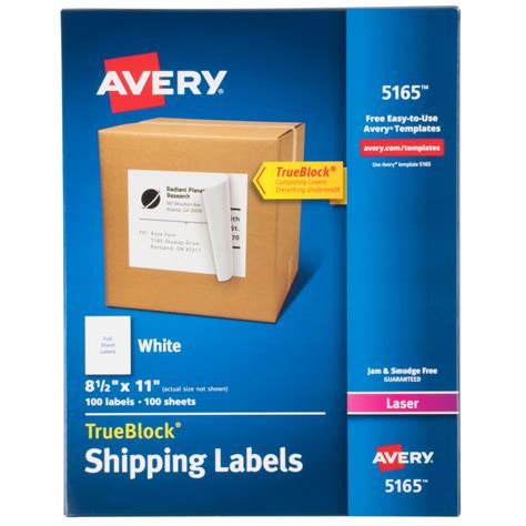 Avery 5165 Template